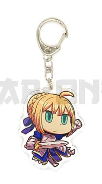 Porte-clé Cristal Acrylique - Fate/Stay Night - Saber (ver.2)