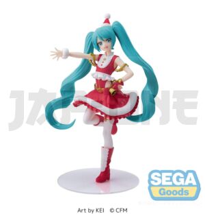 Hatsune Miku - Noël 2023 - Figura Luminasta 20Cm