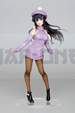 Rascal Does Not Dream Of Bunny Girl Senpai Figure Mai Sakurajima Knit One-Piece Ver. 23 Cm