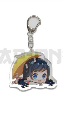 Acryl-Kristall-Schlüsselanhänger - JoJo's Bizarre Adventure Giorno Giovanna Chibi