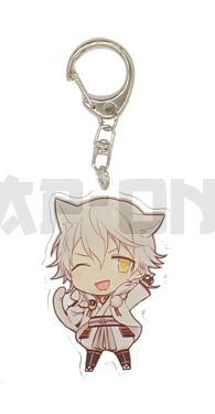 Acryl-Kristall-Schlüsselanhänger - Touken Ranbu Hanamaru - Tsurumaru Kuninaga