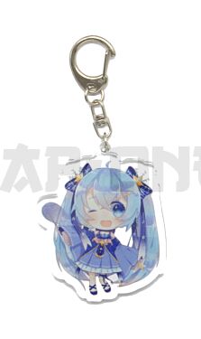 Llavero de cristal acrílico - Vocaloid - Miku Hatsune Star Night Snow