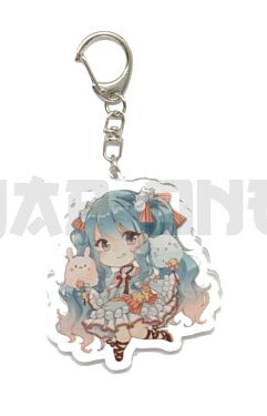 Llavero de cristal acrílico - Vocaloid - Miku Hatsune Fluffy Lolita