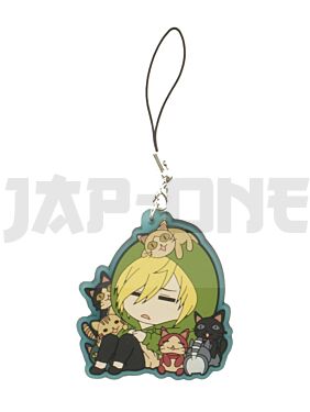 Gummi-Schlüsselanhänger Yuri!!! on ICE Yurio with cats